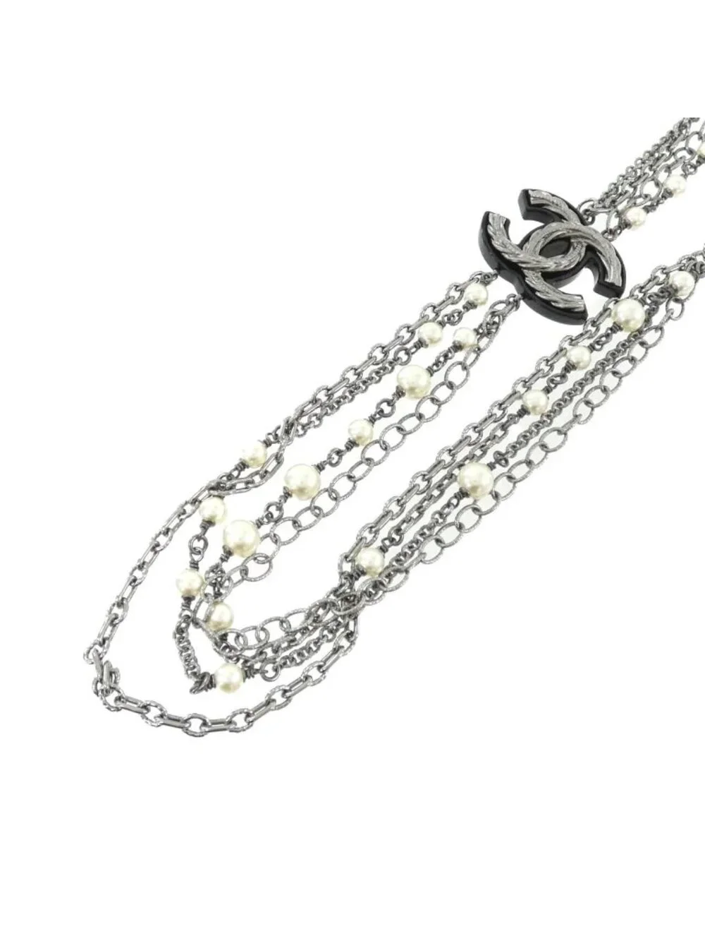 Chanel Necklace Silver